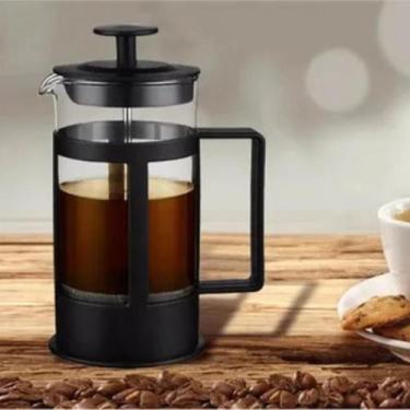 Imagem de Cafeteira Francesa 350ml Preta Ideal para Uso Diário em Casa ou Trabal