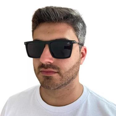 Imagem de Oculos De Sol Masculino Quadrado Metal Original Finoti Uv400 Verão, Pr