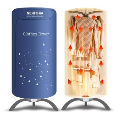 Imagem de Secadora de Roupas Portátil Nekithia 900W - Ideal para Família