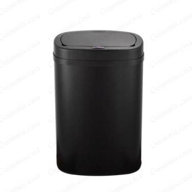 Imagem de Lixeira Automatica Preta Inox 50 Litros Guimmis.casa