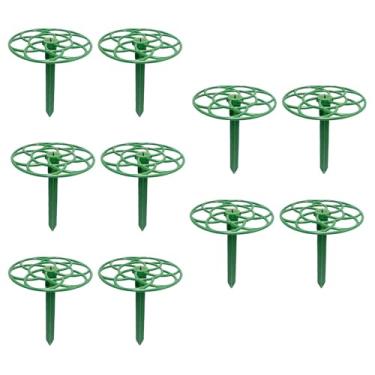 Imagem de Generic 10 peças de suporte para topo de planta, gaiola de flores, suportes para estacas, grades para rosas, Pequeno