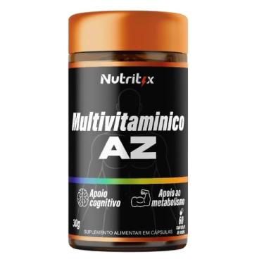 Imagem de Nutritix Multivitamínico AZ, Complexo com Vitaminas A, C, D, E e Zinco, 60 Cápsulas