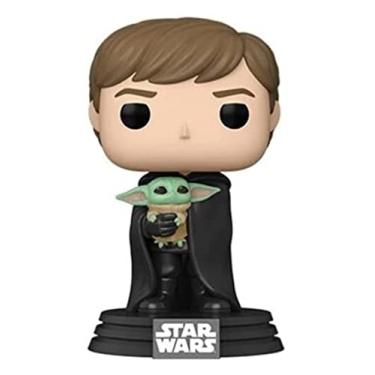 Imagem de Funko Pop Luke Skywalker with Grogu - Star Wars: The Mandalorian #482, Multicolor, 0000000003441