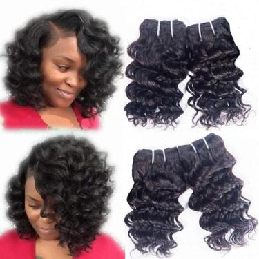 Imagem de Pacotes Hair Weave cocolove Brazilian Deep Wave 4 200g