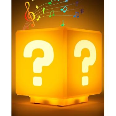 Imagem de NESIMY Super Bros Toys Luz noturna para crianças com ilusão de efeitos sonoros de jogos, decoração de quarto, mercadoria como presente para fãs de crianças