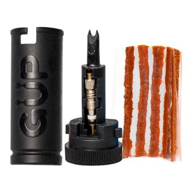 Imagem de GÜP-GUP-OPS Sistema de perfuração grande - Kit de reparo de plugue de pneu de bicicleta sem câmara - MTB Road Gravel Pneus de bicicleta sem câmara - Fixar uma perfuração plana - Clipes rápidos no