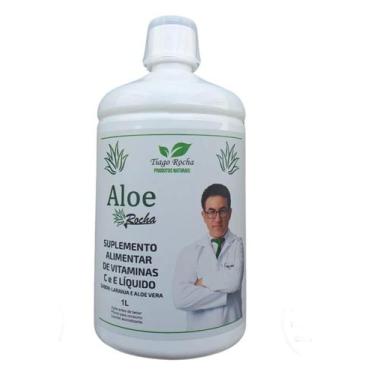 Imagem de Suco Aloe Vera Babosa e Vitaminas C e E , Tiago Rocha Sabor Laranja, 1
