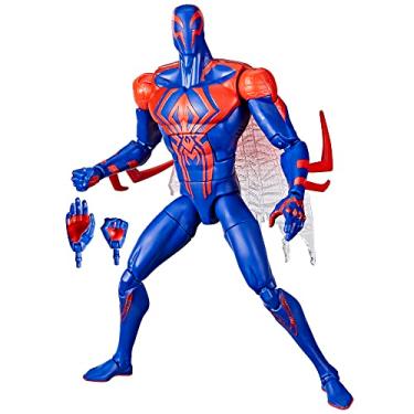 Imagem de Marvel Legends Series Spider-Man: Across The Spider-Verse Spider-Man 2099 Figura De Ação Brinquedo 6 Polegadas, 2 Acessórios