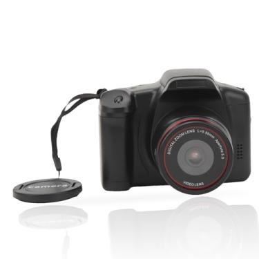 Imagem de Câmera digital para fotografia, câmera de vlogging com zoom digital 16X com tela de 2,4 polegadas, mini câmera de viagem antivibração de 16 MP para iniciantes