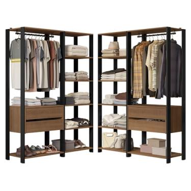 Imagem de Guarda-roupa Closet Modulado 4 Gavetas 258 cm Valencia Madesa 04
