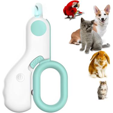 Imagem de Cortador de Unha Pet Para Gatos Cachorros Aves Com LED
