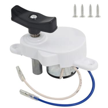 Imagem de GYOFFULL Motor de elevação de ventilação de teto K6010-81 OEM compatível com modelos Dometic Fan-Tastic B Series, tampa branca