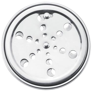 Imagem de Grelha Inox Redonda Com Caixilho 10cm - Pr7414 - Pincéis Atlas