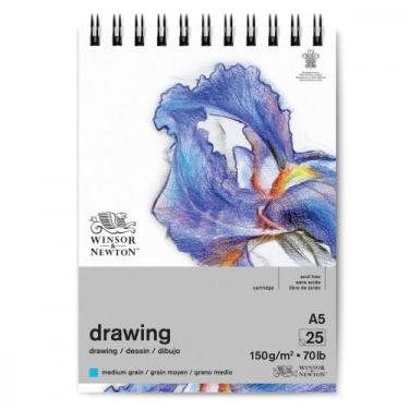 Imagem de Bloco Papel Winsor & Newton Drawing 150g 25FL A5