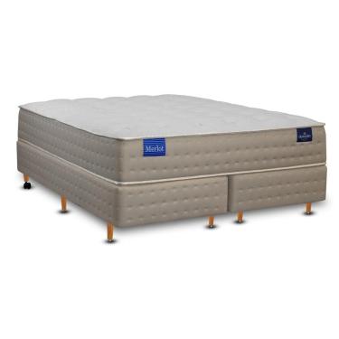 Imagem de Cama Box + Colchão Merlot Soft Latéx Dunlopillo  158x198