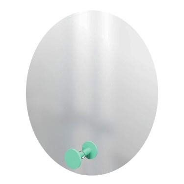 Imagem de Espelho Funcional Hook Verde 50 Cm Redondo