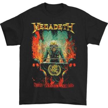 Imagem de Camiseta Megadeth New World Order - Rockinstone