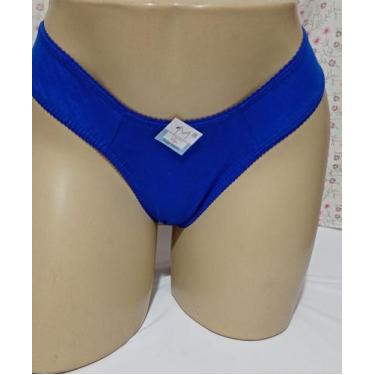 Imagem de tanga alta cotton com algodão lisa - rainha da lingerie