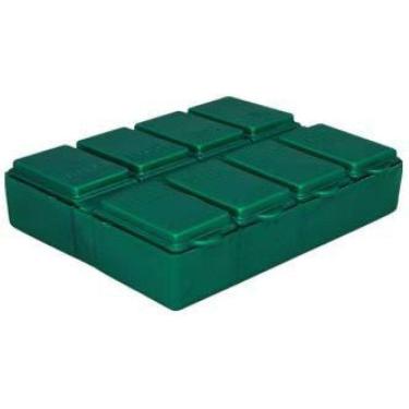 Imagem de Kit 2 Porta Comprimido Verde Plástico