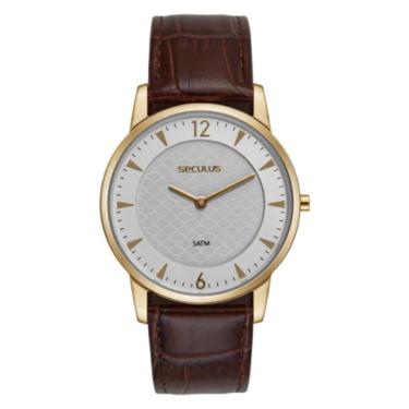 Imagem de Relógio Seculus Slim 23743GPSVDC2 Dourado-Masculino