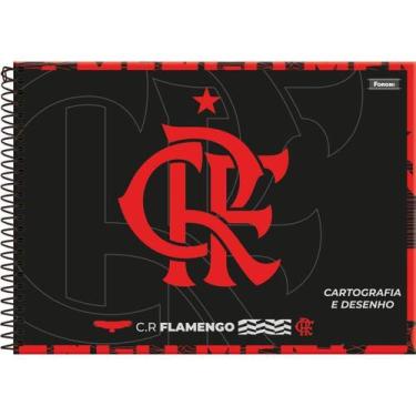 Imagem de Caderno Desenho UNIV Capa Dura Flamengo 80F PCT.C/05 - Foroni