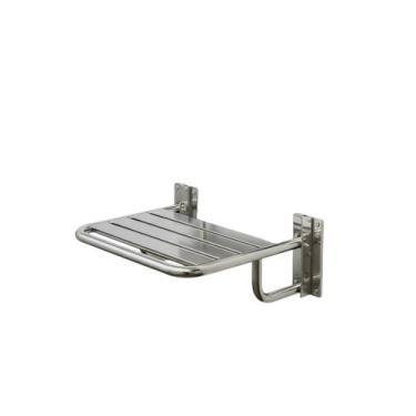 Imagem de Banco p/ Banho Articulado Gradeado Inox 50x45cm Construinox