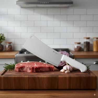 Imagem de Cutelo De Cozinha 8" Em Aço Inox Chef Cozinha - XPERT