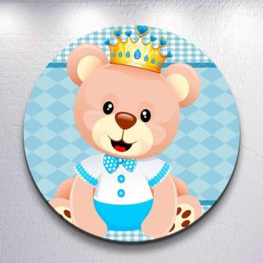 Imagem de Capas Painel Grande e Mini Painel Redondo Festa Infantil Ursinho Menin