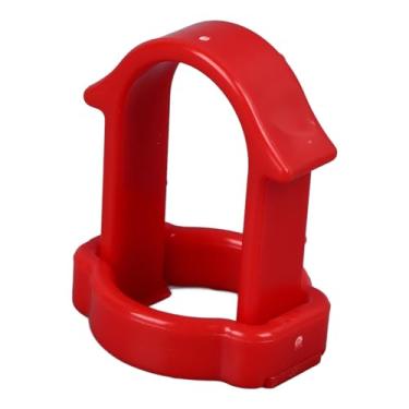 Imagem de Mingzhe Extrator de Botão de Guitarra, Ferramenta de Substituição Abs Resistente, Pedal Amplificador de Baixo Elétrico Portátil (Vermelho)