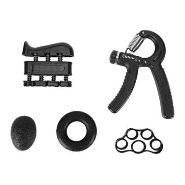 Imagem de TOPINCN Grip Strength Trainer Kit Com Dedo Exerciser, Hand Grip Strengthener Hand Exerciser Exerciser Silicone Portátil Antebraço Trainer Kit para Workout Recuperação Família