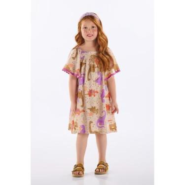 Imagem de Vestido Infantil em Algodão e Linho Up Baby, 2