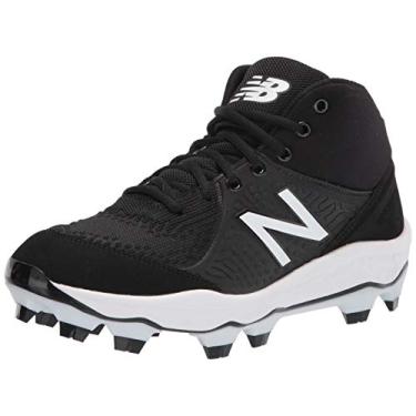 Imagem de New Balance Tênis de beisebol masculino Fresh Foam 3000 V5 médio moldado, Preto/branco, 12