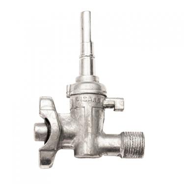 Imagem de Registro Swicth Do Gás Da Boca Tripla Chama Para Cooktop Prata