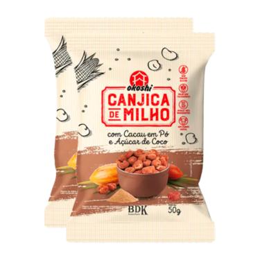 Imagem de Kit 2X: Canjica de Milho com Cacau/Açúcar de Coco Okoshi 50g