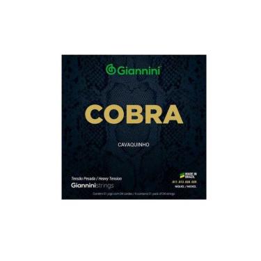 Imagem de Encordoamento P-cavaquinho Giannini Cobra Niquel Pesada Gescp [f108]