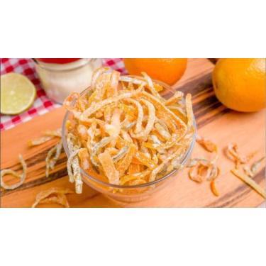 Imagem de Casquinha de Laranja Cristalizada em tiras 1kg