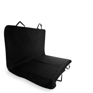 Imagem de Capa Protetora Premium Para Banco de Carro, Impermeável, Resistente a Arranhões, Preta, 134x131cm, Para Cães e Gatos, Com Sistema de Ancoragem
