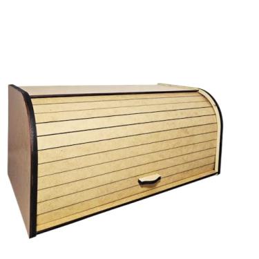 Imagem de Porta Pão Cesto de Pão Bolacha Organização Tampa Retrátil