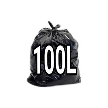 Imagem de Saco De Lixo 100 Litros 120 Unidades P7 Reforçado - Higipack