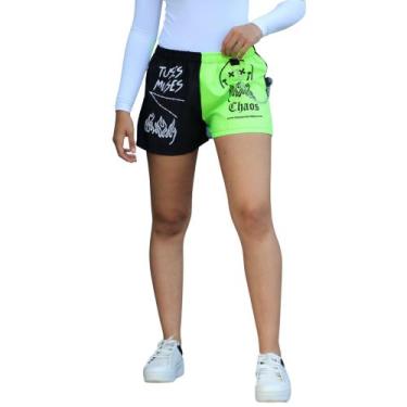 Imagem de Short Smile Curto Leve Com Corrente e Elástico na Cintura Esportivo La