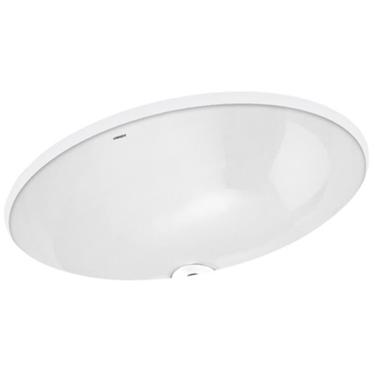 Imagem de Cuba De Embutir Oval Branca 40,5x30,5cm- 7713089 - Lorenzetti Cuba Oval Embutir 405x305 Branca Oe-40 Loren