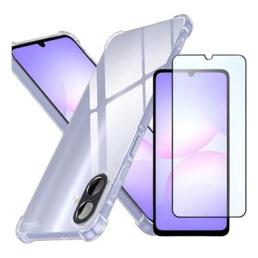 Imagem de Kit Capa Anti Impacto Para Samsung Galaxy A07 + Pelicula 3d - Inboxmob
