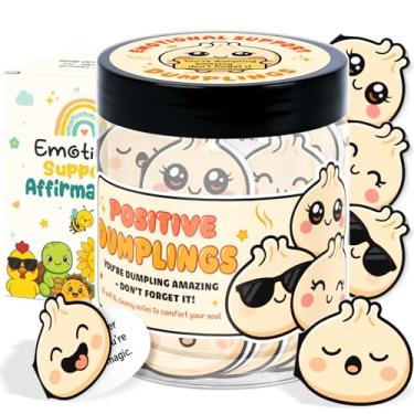 Imagem de Bolinhos de massa de apoio emocional – pote de 60 cartões positivos, cartões de afirmação diária para mulheres, meninas – ideias de presente de aniversário para colegas de trabalho, melhores amigas