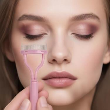 Imagem de Pente de cílios, separador de cílios, ferramenta de separação de rímel, pente portátil para definição de cílios para kit de maquiagem
