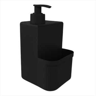 Imagem de Dispenser Multiuso Dosador Sabão Detergente Líquido Com Porta Esponja 