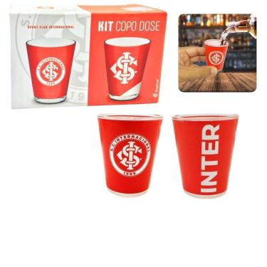 Imagem de Kit 2Un Copo Vidro Dose Shot 60Ml Pinga Cachaça Tequila Time