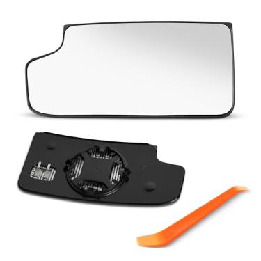 Imagem de SNEMEEY Substituição do espelho lateral do motorista inferior para Chevrolet Silverado 1500 GMC Sierra 1500 2014-2017, para Chevy Silverado 2500 3500 GMC Sierra 2500 3500 3500, retrovisores de reboque
