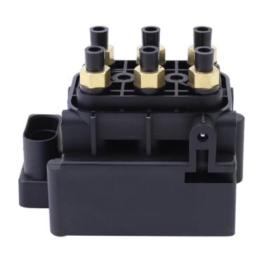 Imagem de DriveFix Solenoide de bloco de válvula de compressor de suspensão a ar para Jeep Grand Cherokee 2011-2021, Ram 1500 2013-2018, VW Touareg 2004-10, Audi Q7 2007-15, Porsche Cayenne 2011-18, Panamera