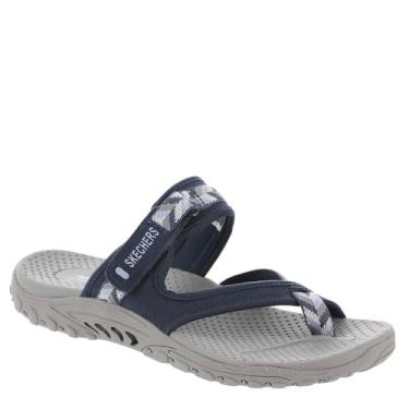 Imagem de Skechers Sandália esportiva feminina Reggae-Escape, Azul marino, 36