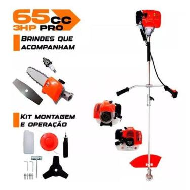 Imagem de Roçadeira Nakasaki 63Cc 3,2Kw Gasolina C-Motopoda Podagalhos